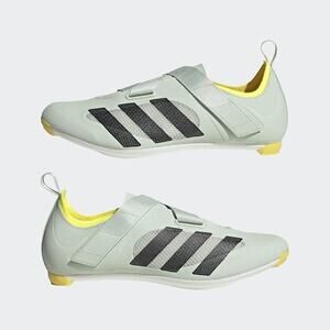 NWT Adidas The Indoor Cycling Shoe Men's 8.5 Stationery Bike Spin Mint/Yellow